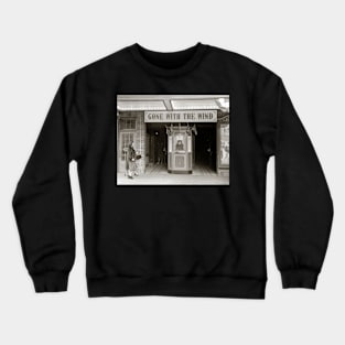 Southern Movie House, 1940. Vintage Photo Crewneck Sweatshirt